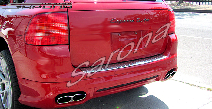 Custom Porsche Cayenne Rear Add-on  SUV/SAV/Crossover Rear Lip/Diffuser (2002 - 2007) - $690.00 (Part #PR-001-RA)